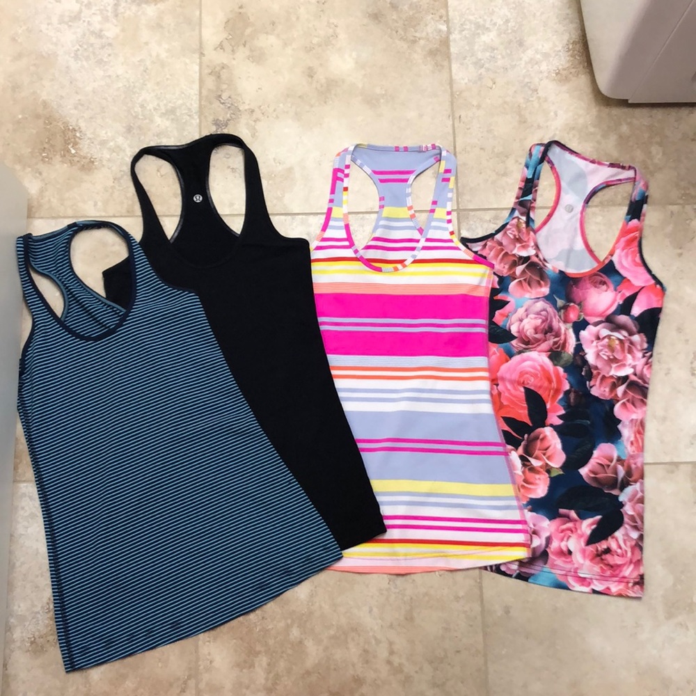 Lululemon racerback tank tops